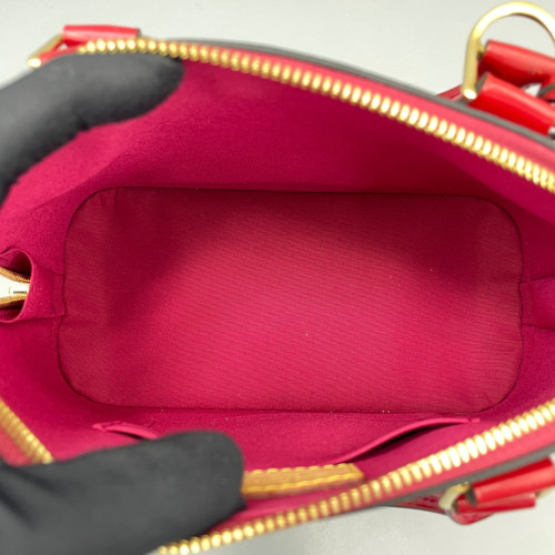 Louis Vuitton Alma BB Vernis Red
