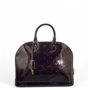 Louis Vuitton Alma GM Vernis Amarante