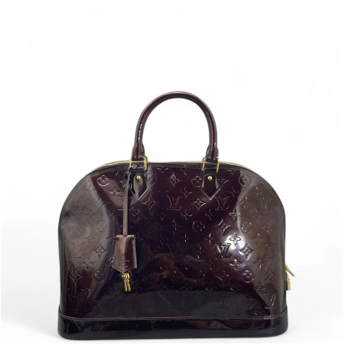 Louis Vuitton Alma GM Vernis Amarante