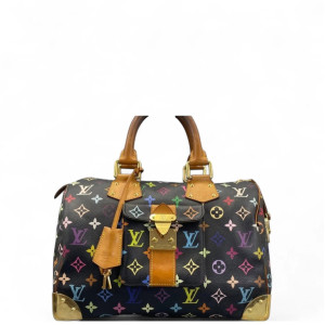 Louis Vuitton Speedy 30 Monogram Multicolor Black