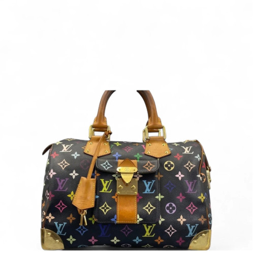 Louis Vuitton Speedy 30 Monogram Multicolor Black