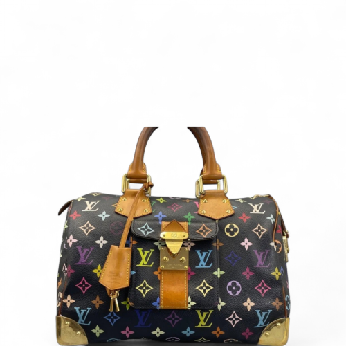 Louis Vuitton Speedy 30 Monogram Multicolor Black