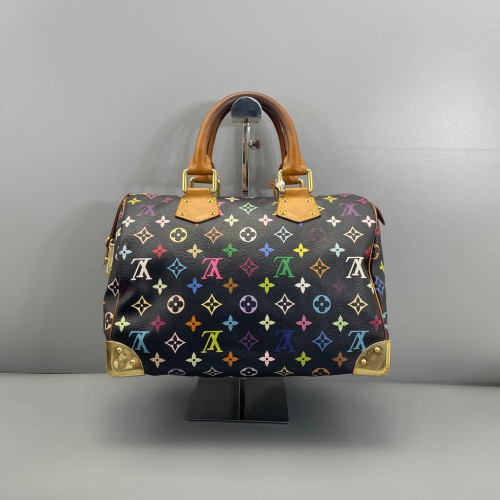 Louis Vuitton Speedy 30 Monogram Multicolor Black