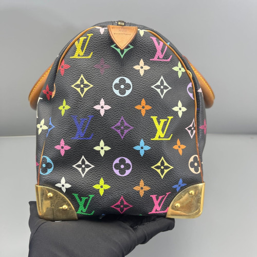 Louis Vuitton Speedy 30 Monogram Multicolor Black