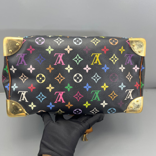 Louis Vuitton Speedy 30 Monogram Multicolor Black