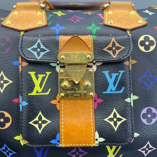 Louis Vuitton Speedy 30 Monogram Multicolor Black