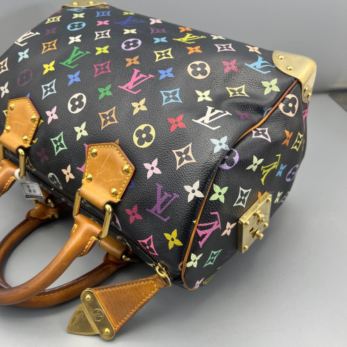 Louis Vuitton Speedy 30 Monogram Multicolor Black