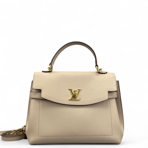 Louis Vuitton Lockme Ever MM Calfskin Natural Tan