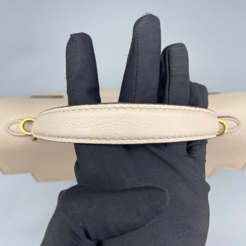 Louis Vuitton Lockme Ever MM Calfskin Natural Tan