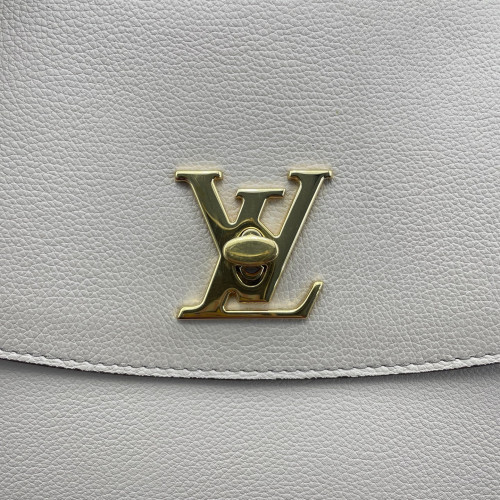 Louis Vuitton Lockme Ever MM Calfskin Natural Tan