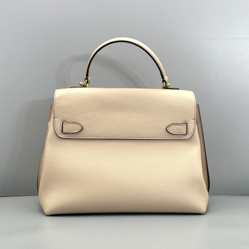 Louis Vuitton Lockme Ever MM Calfskin Natural Tan