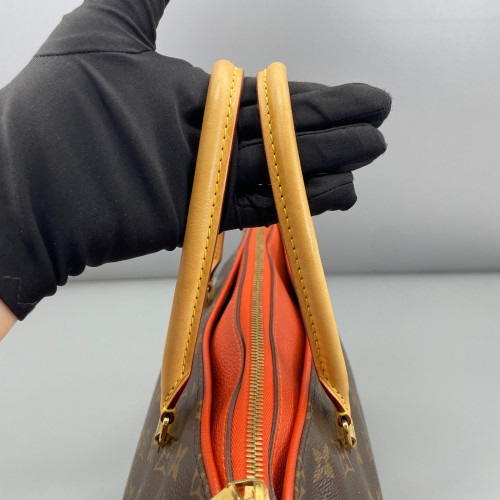 Louis Vuitton Pallas Monogram Brown Red Orange