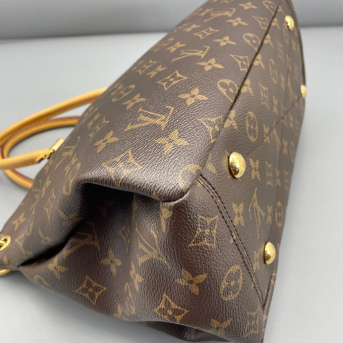 Louis Vuitton Pallas Monogram Brown Red Orange