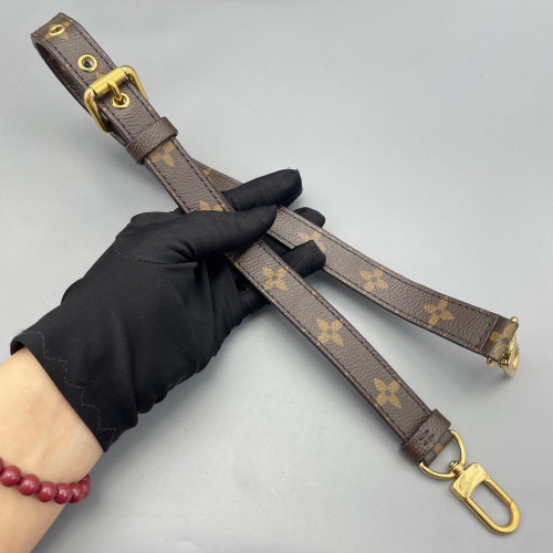 Louis Vuitton Pallas Monogram Brown Red Orange