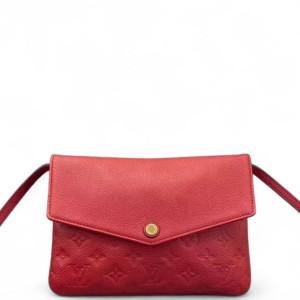 Louis Vuitton Twice Pochette Monogram Empreinte Red