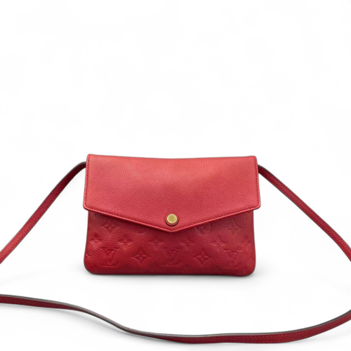 Louis Vuitton Twice Pochette Monogram Empreinte Red