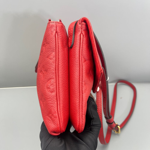 Louis Vuitton Twice Pochette Monogram Empreinte Red