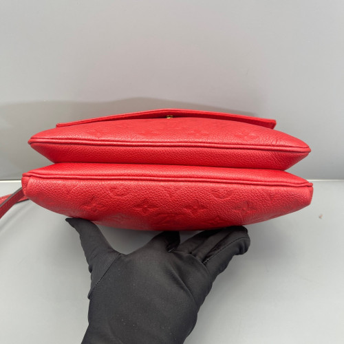 Louis Vuitton Twice Pochette Monogram Empreinte Red
