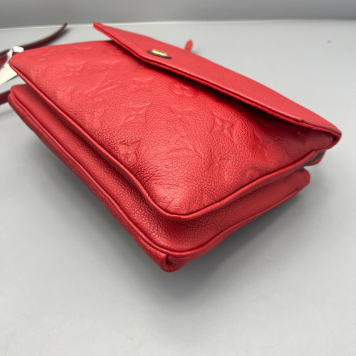 Louis Vuitton Twice Pochette Monogram Empreinte Red