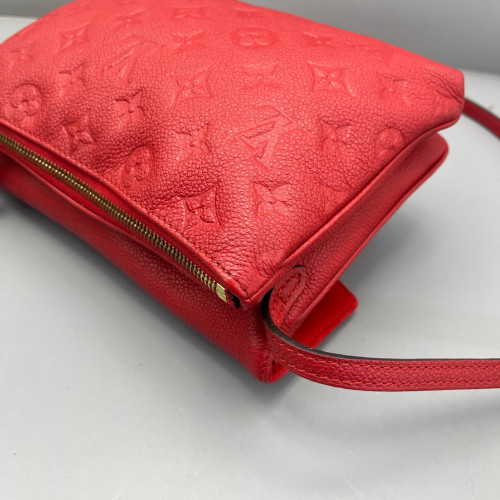 Louis Vuitton Twice Pochette Monogram Empreinte Red