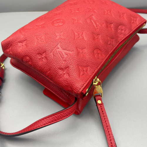Louis Vuitton Twice Pochette Monogram Empreinte Red