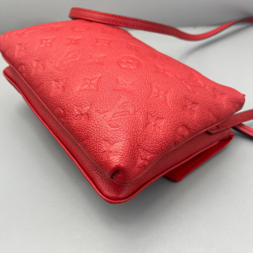 Louis Vuitton Twice Pochette Monogram Empreinte Red