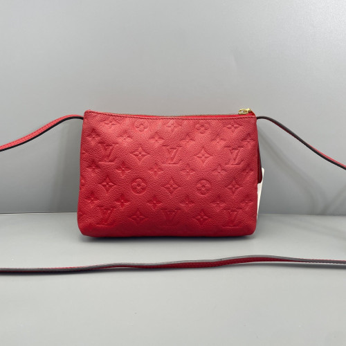 Louis Vuitton Twice Pochette Monogram Empreinte Red