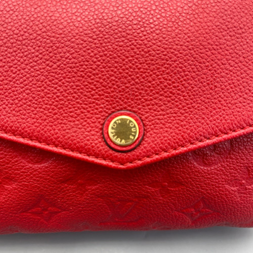 Louis Vuitton Twice Pochette Monogram Empreinte Red