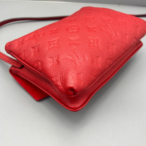 Louis Vuitton Twice Pochette Monogram Empreinte Red