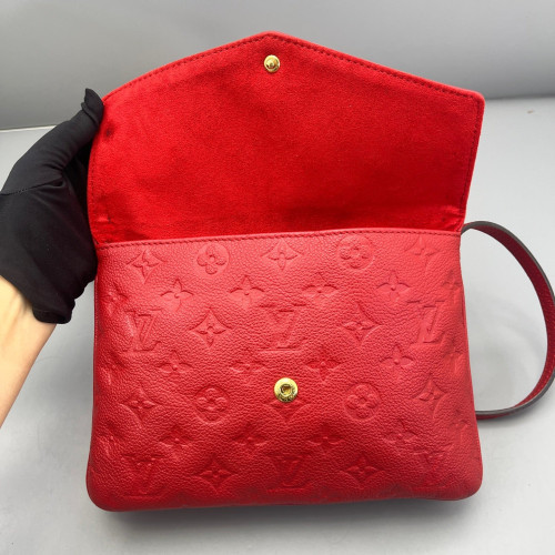 Louis Vuitton Twice Pochette Monogram Empreinte Red