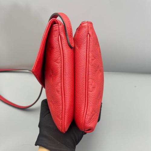 Louis Vuitton Twice Pochette Monogram Empreinte Red