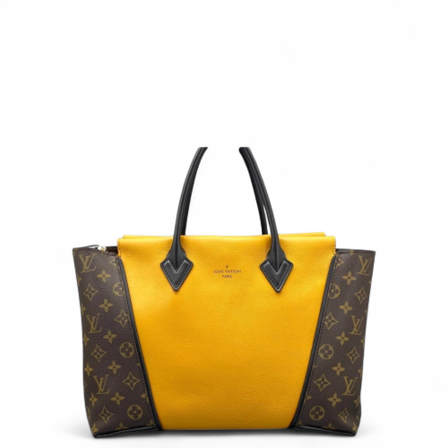 Louis Vuitton Tote Bag Monogram Brown Yellow Black