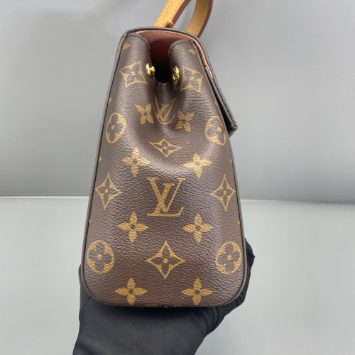 Louis Vuitton Cluny Bb Monogram Brown Pink