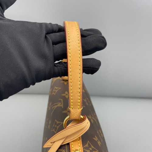 Louis Vuitton Cluny Bb Monogram Brown Pink