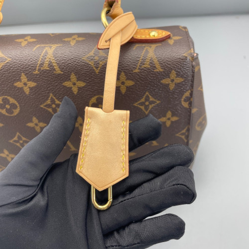 Louis Vuitton Cluny Bb Monogram Brown Pink