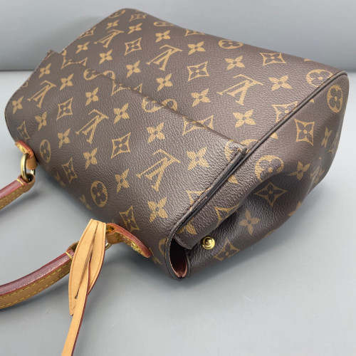 Louis Vuitton Cluny Bb Monogram Brown Pink