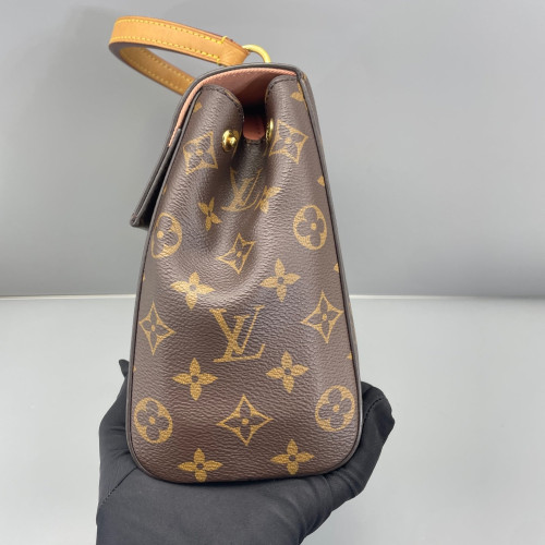 Louis Vuitton Cluny Bb Monogram Brown Pink