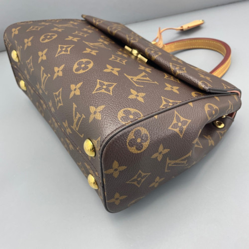Louis Vuitton Cluny Bb Monogram Brown Pink