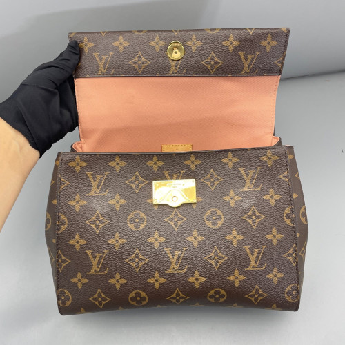 Louis Vuitton Cluny Bb Monogram Brown Pink