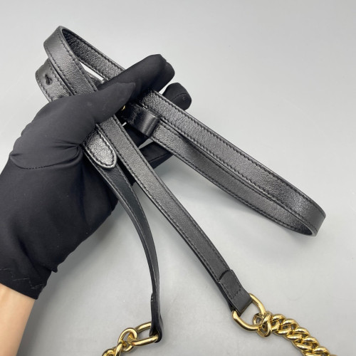 Gucci Camera Case GG Supreme Monogram Brown Black