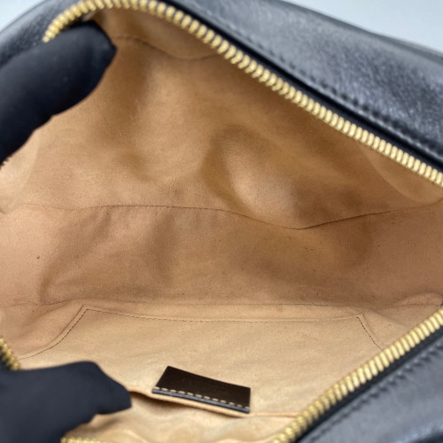 Gucci Camera Case GG Supreme Monogram Brown Black