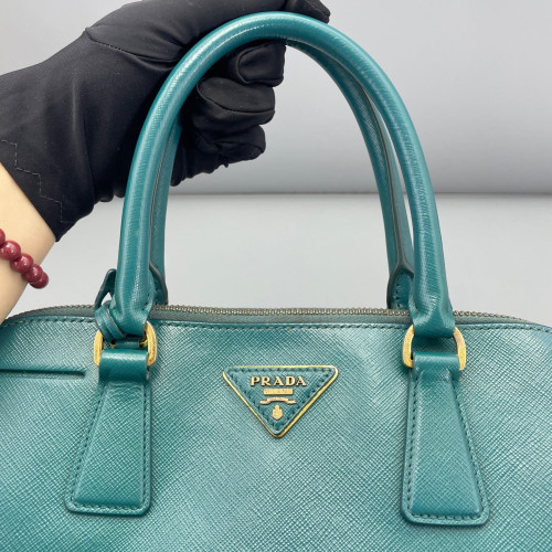 Prada Medium Lux Open Promenade Saffiano Calfskin Green