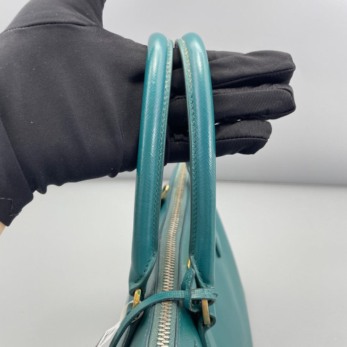 Prada Medium Lux Open Promenade Saffiano Calfskin Green