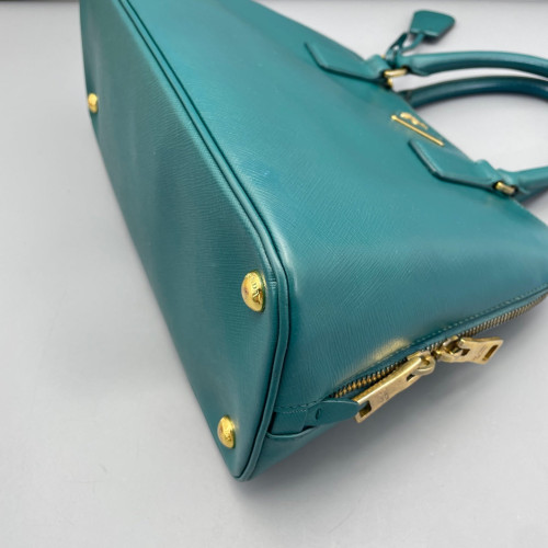 Prada Medium Lux Open Promenade Saffiano Calfskin Green