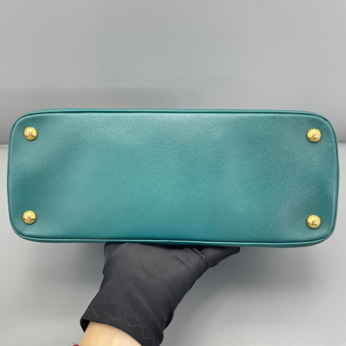 Prada Medium Lux Open Promenade Saffiano Calfskin Green
