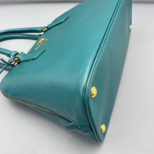 Prada Medium Lux Open Promenade Saffiano Calfskin Green