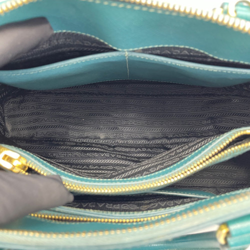 Prada Medium Lux Open Promenade Saffiano Calfskin Green