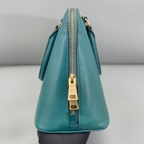 Prada Medium Lux Open Promenade Saffiano Calfskin Green