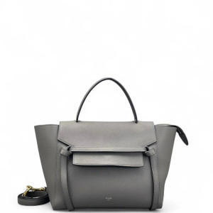 Celine Mini Belt Bag Grained Calfskin Grey