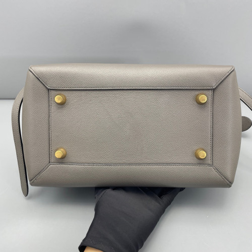 Celine Mini Belt Bag Grained Calfskin Grey